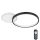 Eglo - LED ptumšojama griestu lampa LED/15W/230V melna + tālvadības pults