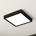 Eglo - LED regulējama griestu lampa LED/17W/230V melna 21x21 cm