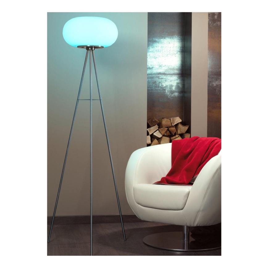 Eglo - LED RGB Aptumšojama grīdas stāvlampa OPTICA-C LED/17W/230V d. 56 cm