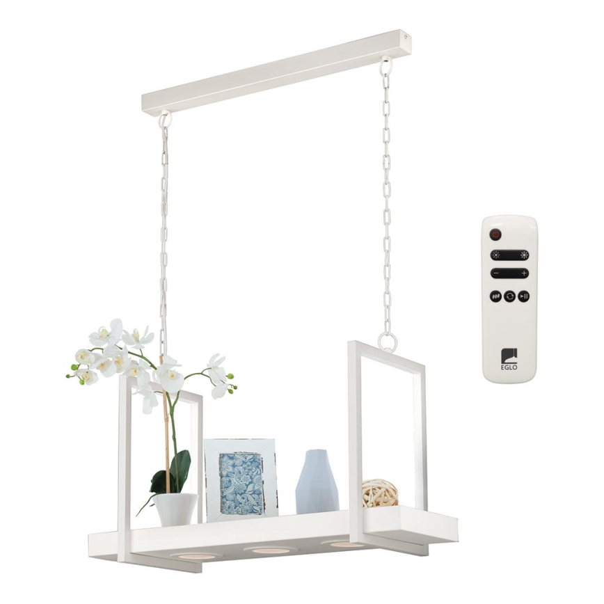 Eglo - LED RGB Aptumšojama lustra uz ķēdes 3xLED/6W/230V + tālvadības pults