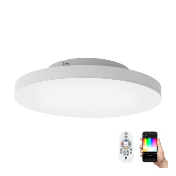 Eglo - LED RGB Aptumšojams griestu gaismeklis TURCONA-C LED/20W/230V + TP