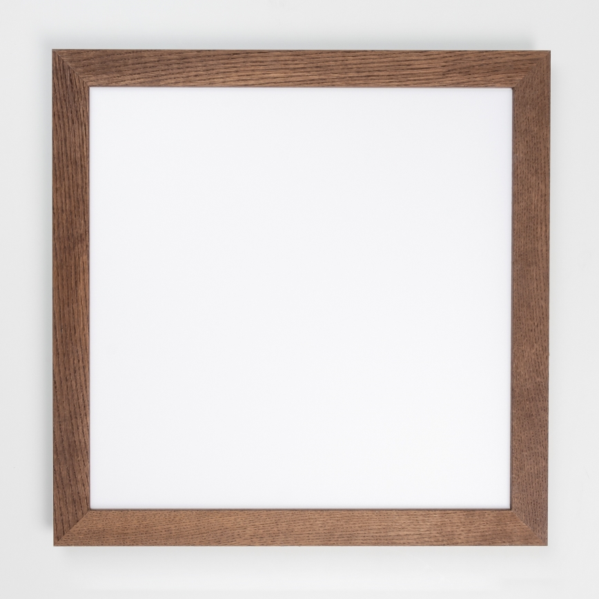 Eglo - LED RGB Aptumšojams virsapmetuma panelis SALOBRENA-C WOOD LED/30,5W/230V 2700-6500K 64x64 cm tumši brūna + tālvadības pults