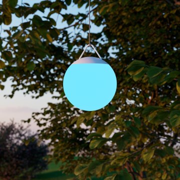 Eglo - LED RGB regulējama uzlādējamā āra lampa LED/2600 mAh IP44 balta + tālvadība