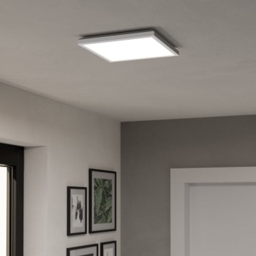 Eglo - LED RGBW Aptumšojama āra griestu lampa LED/13,4W/230V 2700-6500K 29x29 cm IP44 balta ZigBee
