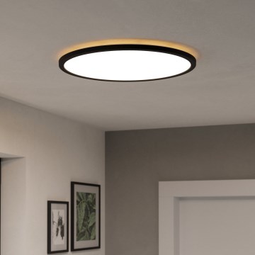 Eglo - LED RGBW Aptumšojama āra griestu lampa LED/16,8W/230V 2700-6500K d. 50 cm IP44 melna ZigBee