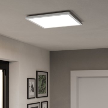 Eglo - LED RGBW Aptumšojama āra griestu lampa LED/17,6W/230V 2700-6500K 39x39 cm IP44 balta ZigBee