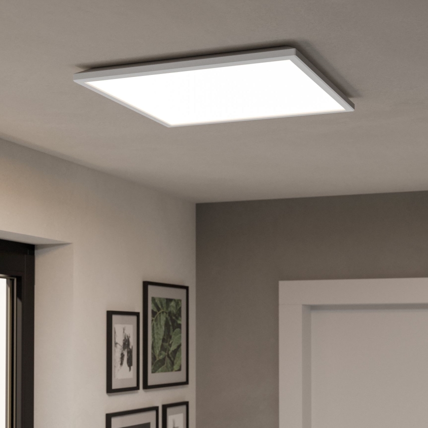 Eglo - LED RGBW Aptumšojama āra griestu lampa LED/17W/230V 2700-6500K 50x50 cm IP44 balta ZigBee