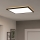 Eglo - LED RGBW Aptumšojama āra griestu lampa LED/17W/230V 2700-6500K 50x50cm IP44 melna ZigBee