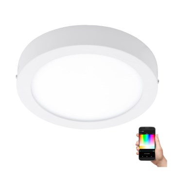 Eglo - LED RGBW Aptumšojama griestu lampa FUEVA-C LED/15,6W/230V Bluetooth