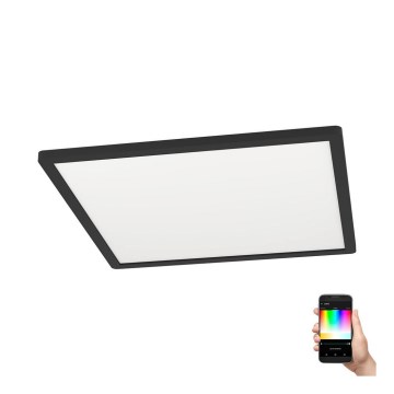 Eglo - LED RGBW Aptumšojama griestu lampa LED/16,5W/230V, melna ZigBee
