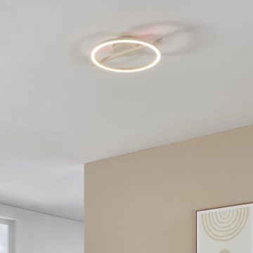 Eglo - LED RGBW Aptumšojama griestu lampa LED/17W/230V 2700-6500K balta + tālvadības pults