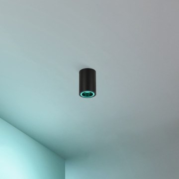 Eglo - LED RGBW Aptumšojams starmetis LED/4,9W/230V 2700-6500K melna