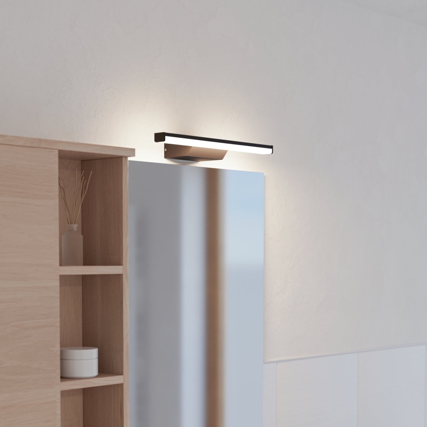 Eglo - LED RGBW Aptumšojams vannas istabas spoguļa apgaismojums LED/12W/230V 2700-6500K IP44 melna