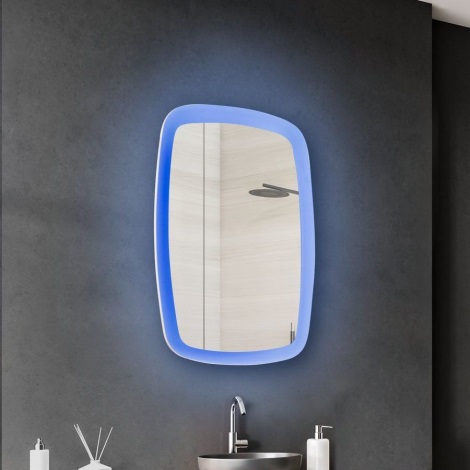 Eglo - LED RGBW Aptumšojams vannas istabas spogulis ar fona apgaismojumu 20W/230V IP44 ZigBee