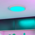 Eglo - LED RGBW aptumšojams vannasistabas griestu gaismeklis LED/14,3W/230V 2700-6500K pr. 27,8 cm IP44 balta