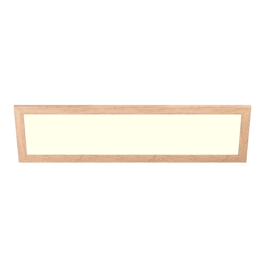 Eglo - LED RGBW Aptumšojams virsapmetuma/iegremdējams panelis SALOBRENA-C WOOD LED/34W/230V 2700-6500K 34x124 cm brūna + tālvadības pults