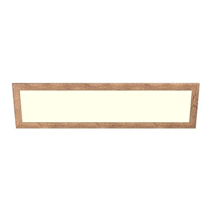 Eglo - LED RGBW Aptumšojams virsapmetuma/iegremdējams panelis SALOBRENA-C WOOD LED/34W/230V 2700-6500K 34x124 cm brūna + tālvadības pults