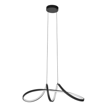 Eglo - LED RGBW Aptumšojuma lustra ar auklu LED/22W/230V 2700-6500K melna