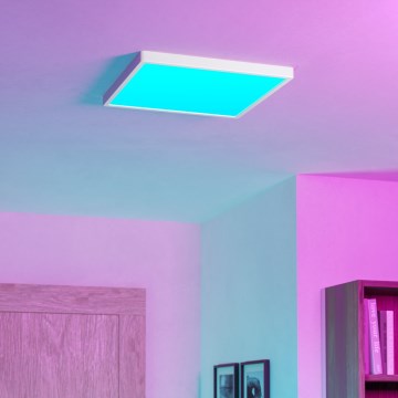 Eglo - LED RGBW ar regulējamu spilgtumu vannas istabas griestu gaismeklis LED/17,8W/230V 2700-6500K Ø 39 cm IP44 balts