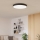 Eglo - LED RGBW Dimējams griestu gaismeklis LED/36,5W/230V 2700-6500K pr. 69cm melns