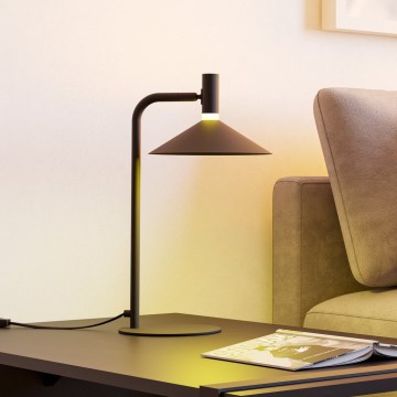 Eglo - LED RGBW regulējama galda lampa LED/7,5W/230V 2700-6500K melna