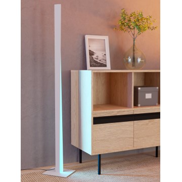 Eglo - LED RGBW Regulējama grīdas lampa LED/10,5W/230V + LED/15,2W pelēka