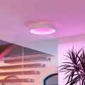 Eglo - LED RGBW regulējama griestu lampa LED/19,6W/230V 2700-6500K Ø 35 cm balta