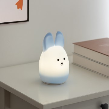 Eglo - LED RGBW uzlādējama skārienjūtīga bērnu naktsgaisma LED/5W/5V 1200 mAh trusītis