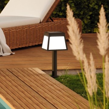Eglo - LED Saules enerģijas lampa ar sensoru LED/7,5W/3,7V 56cm IP44
