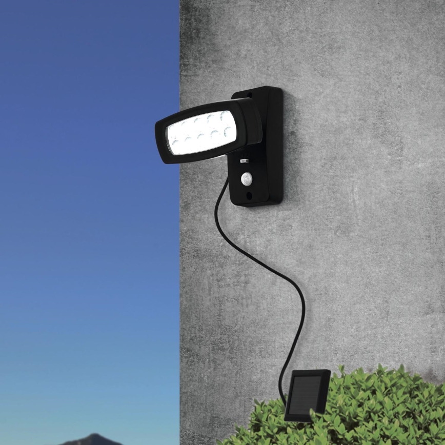 Eglo - LED Saules enerģijas sienas lampa ar sensoru LED/1,2V 600 mAh IP44