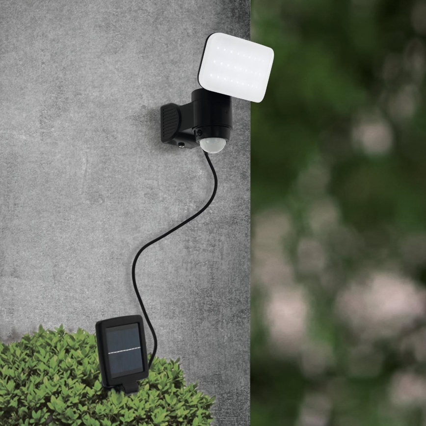 Eglo - LED Saules enerģijas sienas lampa ar sensoru LED/3,7V 1800 mAh IP44