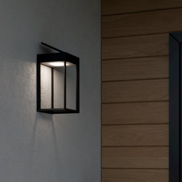 Eglo - LED Saules enerģijas sienas lampa ar sensoru LED/6,5W/3,7V IP44