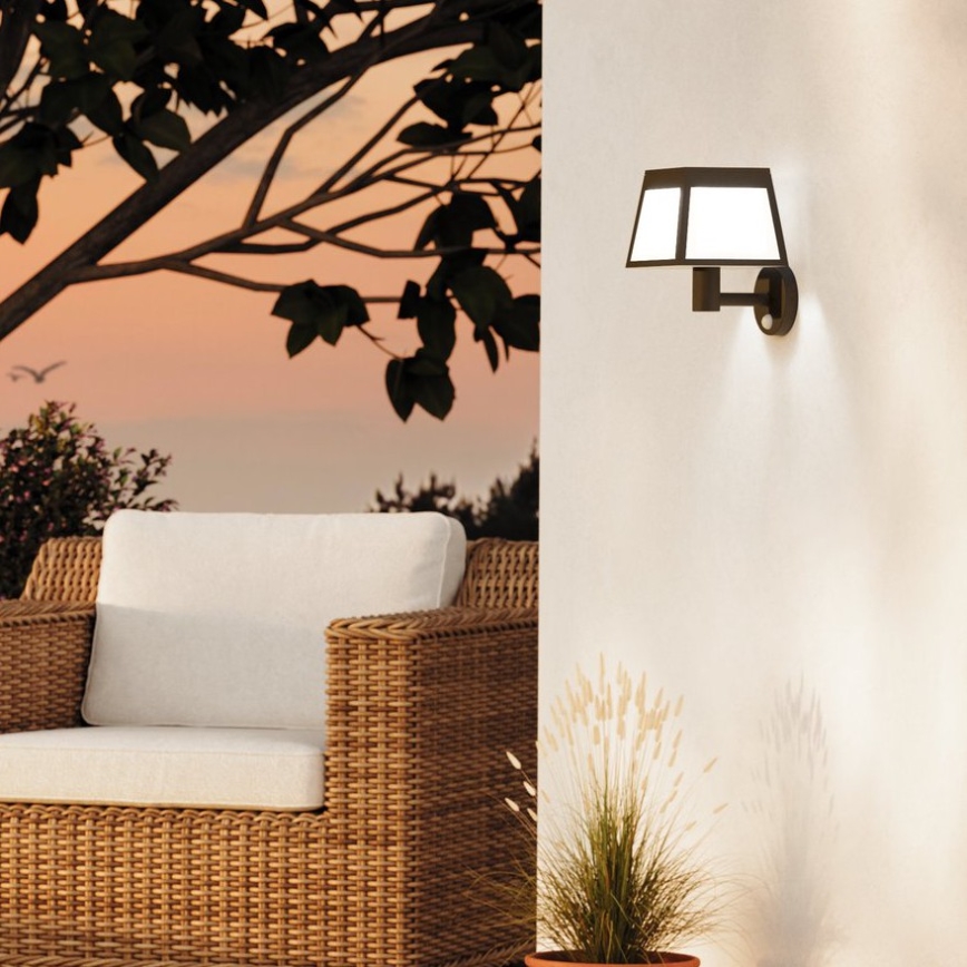 Eglo - LED Saules enerģijas sienas lampa ar sensoru LED/7,5W/3,7V 2200 mAh IP44
