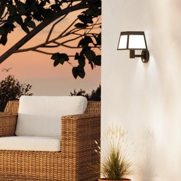 Eglo - LED Saules enerģijas sienas lampa ar sensoru LED/7,5W/3,7V IP44