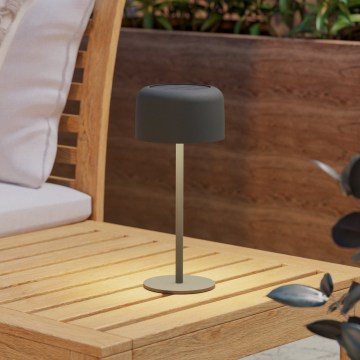 Eglo - LED saules uzlādējamā pieskāriena galda lampa LED/2,8W/3,7V 1800 mAh IP44 zaļa