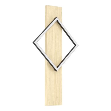 Eglo - LED sienas gaismeklis LED/13W/230V melns/bēšs