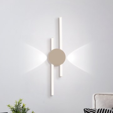 Eglo - LED sienas gaismeklis LED/20W/230V + LED/0,91W bēšs