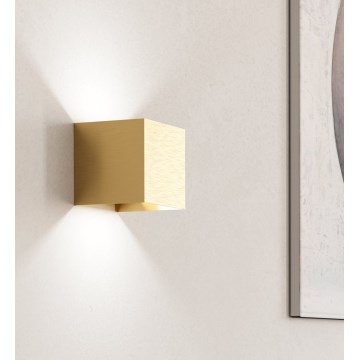 Eglo - LED Sienas lampa 2xLED/1,5W/230V 3000K zelta