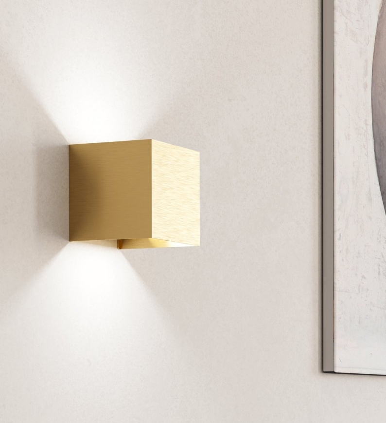 Eglo - LED Sienas lampa 2xLED/1,5W/230V 3000K zelta