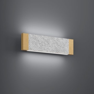 Eglo - LED Sienas lampa 2xLED/5,4W/230V 3000K brūna/pelēka