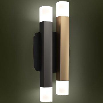Eglo - LED Sienas lampa 4xLED/3,3W/230V 3000K antracīta/zelta
