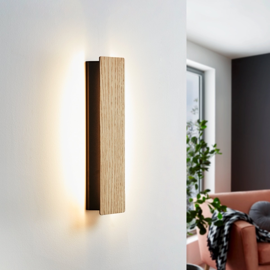 Eglo - LED Sienas lampa LED/12W/230V 3000K brūna