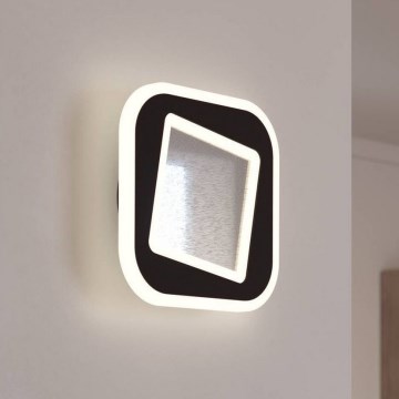 Eglo - LED Sienas lampa LED/12W/230V 4000K melna