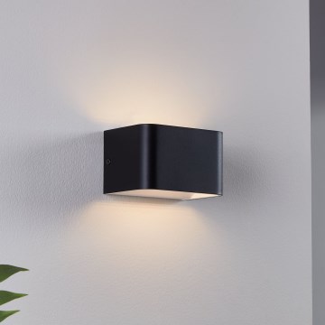 Eglo - LED Sienas lampa LED/6W/230V 3000K melna