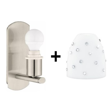 Eglo - LED Sienas lampa MY CHOICE 1xE14/4W/230V matēts hroms/balta