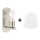 Eglo - LED Sienas lampa MY CHOICE 1xE14/4W/230V matēts hroms/balta