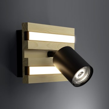Eglo - LED sienas punktveida gaismeklis LED/2,2W/230V + 2xLED/1,2W + 2xLED/2W bēšs/melns