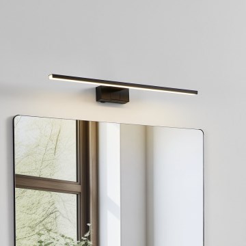 Eglo - LED spoguļa apgaismojums vannas istabai LED/10W/230V 3000/4000/6500K 60 cm IP44 melns