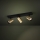 Eglo - LED Starmetis 3xGU10/4,5W/230V 3000K melna/zelta