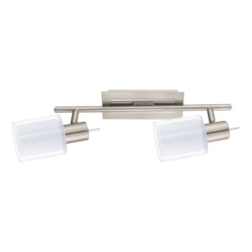 Eglo - LED Starmetis MY CHOICE 2xE14/4W/230V matēts hroms/balta